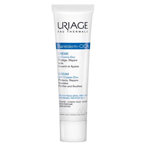 Uriage Bariéderm-Cica Crema Riparatrice Lenitiva 40 ml Pelle Irritata e Danneggiata Viso e Corpo