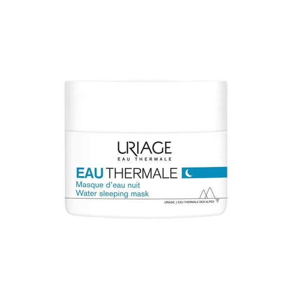 Uriage Eau Thermale Maschera Viso Notte Idratante 50 ml Rimpolpante e Lenitiva Con Acido Ialuronico