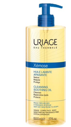 URIAGE XEMOSE C8+ Olio Doccia Lavante Relipidante antiprurito, pelle secca, atopica, eczema 500 ml Detergente