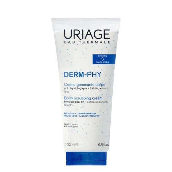 Uriage Derm-Phy Crema Esfoliante Corpo Ph Fisiologico 200 ml Per Tutti i Tipi di Pelle
