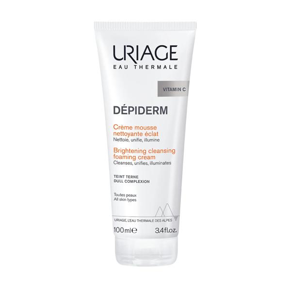 Uriage Depiderm Crema Mousse Detergente Illuminante 100 ml Viso Anti-Macchie Con Niacinamide