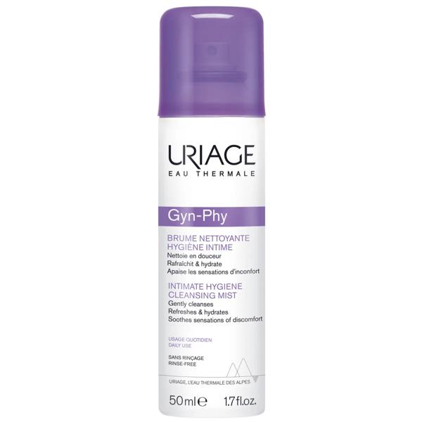 Uriage Gyn-Phy Spray Detergente Intimo 50 ml Senza Risciacquo Uso Quotidiano Rinfresca e Lenisce