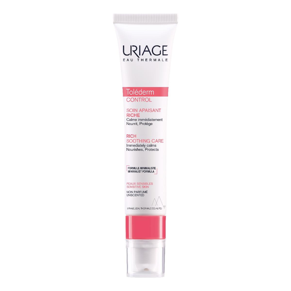 Uriage Toléderm Control - Crema Ricca Lenitiva Pelle Intollerante Allergica,40ml