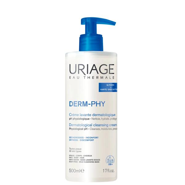 Uriage Derm-Phy Crema Lavante Bagno e Doccia 500 ml Lenisce Pelle Secca e Sensibile Viso e Corpo — confronto prezzi
