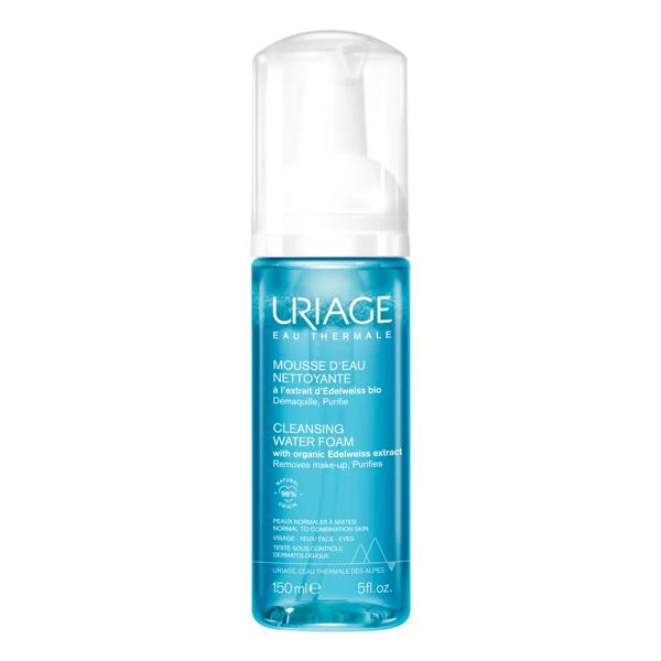 Uriage Mousse Detergente e Struccante Viso e Occhi 150 ml Per Tutti i Tipi di Pelle Anche Sensibile