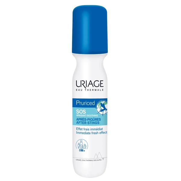 Uriage Pruriced SOS Roll-on Post Puntura 15 ml Bambini e Adulti Prurito Zanzare Piante Urticanti