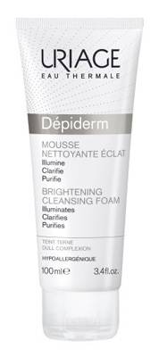 URIAGE DEPIDERM Crema mousse detergente viso anti-macchie illuminante, con Niacinamide 100 ml Schiuma