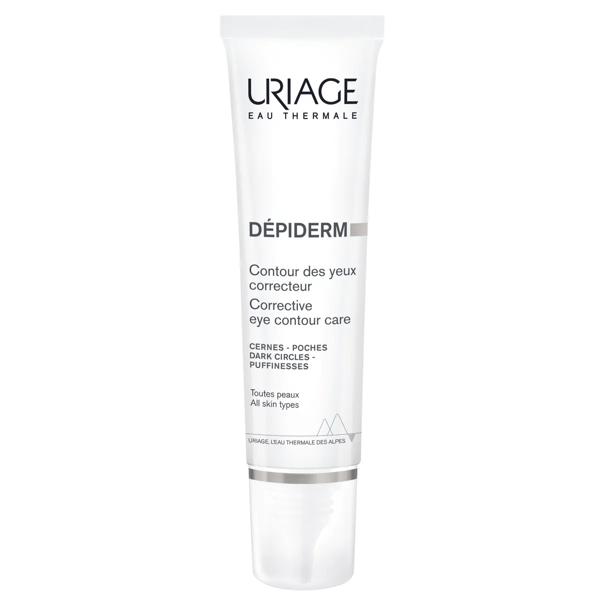 Uriage Depiderm Contorno Occhi 15 ml Anti-Macchie Illuminante Occhiaie Con Niacinamide e Vitamina C