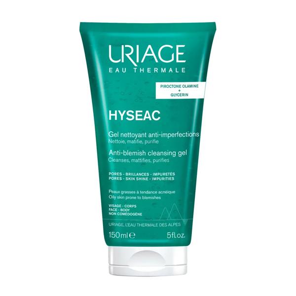 Uriage Hyseac Gel Detergente Purificante Anti-Imperfezioni 150 ml Pelle Grassa Acneica Viso e Corpo