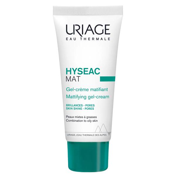 Uriage Hyseac MAT Gel Crema Opacizzante 40 ml Pelle Mista Grassa Lucida Texture Leggera