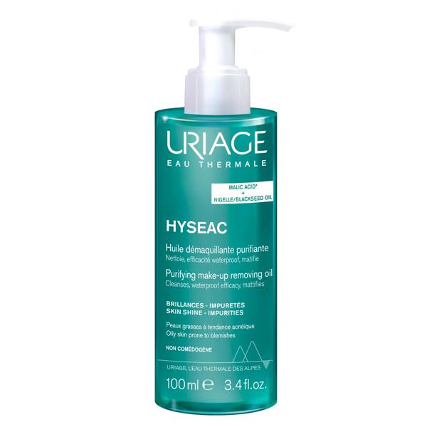Uriage Hyseac Olio Detergente e Struccante Purificante 100 ml Pelle Grassa e Acneica Con Imperfezioni