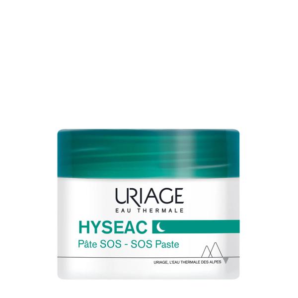 Uriage Hyseac Pasta SOS 15 g Trattamento Notte Localizzato Brufoli e Imperfezioni Con Argilla Verde