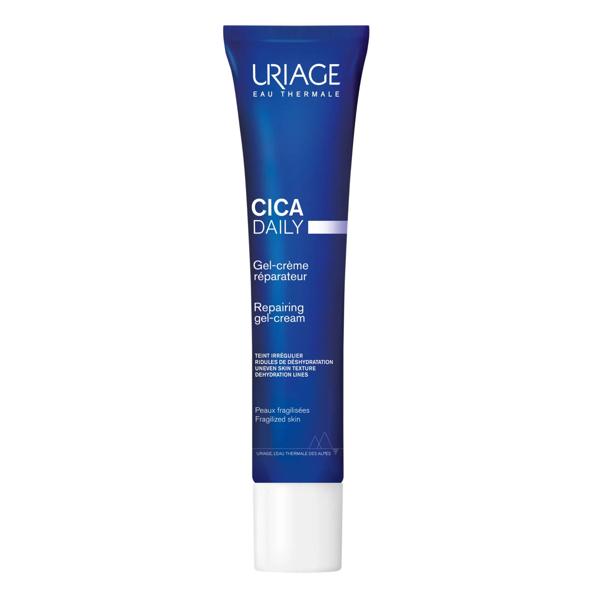 Uriage Cica Daily Gel Crema Viso 40 ml Idratante Riparatore e Riequilibrante Con Acido Ialuronico