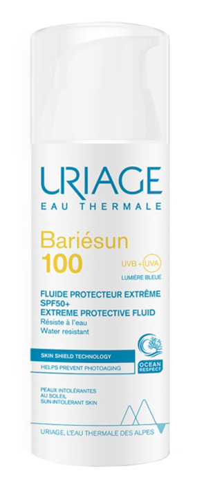 Uriage Bariesun Fluido 100 SPF 50+ Protezione Solare Estrema Viso 50 ml