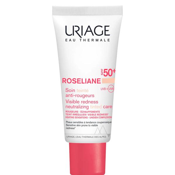 Uriage Roséliane Crema Colorata Antirossori Lenitiva SPF50+ 40 ml Pelle Sensibile Couperose e Rosacea