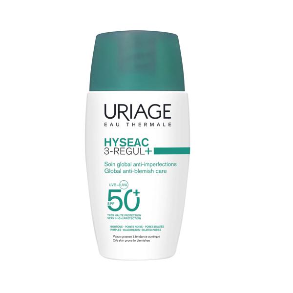 Uriage Hyseac 3-REGUL+ Trattamento Globale SPF50+ Anti-Imperfezioni 50 ml Pelle Grassa e Acne