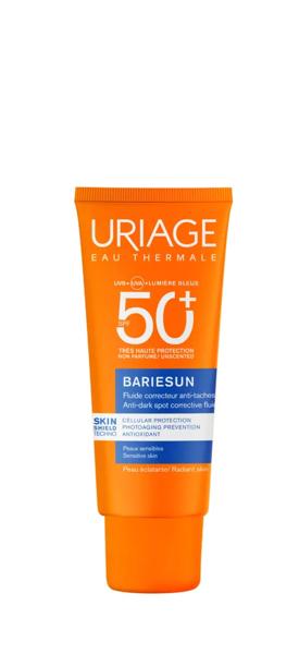 Uriage Bariésun Fluido Viso Anti-macchie SPF50+ 40 ml Solare Per Pelle Sensibile Previene le Macchie — confronto prezzi