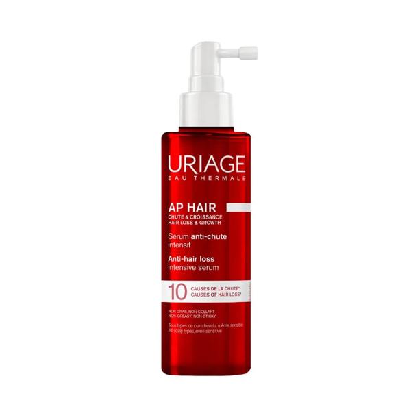 Uriage AP Hair Siero Anticaduta Intensivo Per Capelli 100 ml Alopecia Calvizia Uomo e Donna Non Grasso