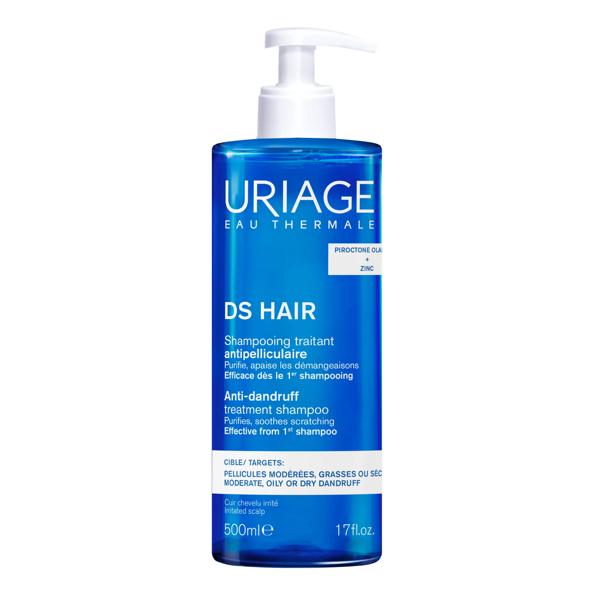Uriage DS Hair Shampoo Delicato Riequilibrante 500 ml Tutti i Tipi di Capelli Cuoio Capelluto Sensibile