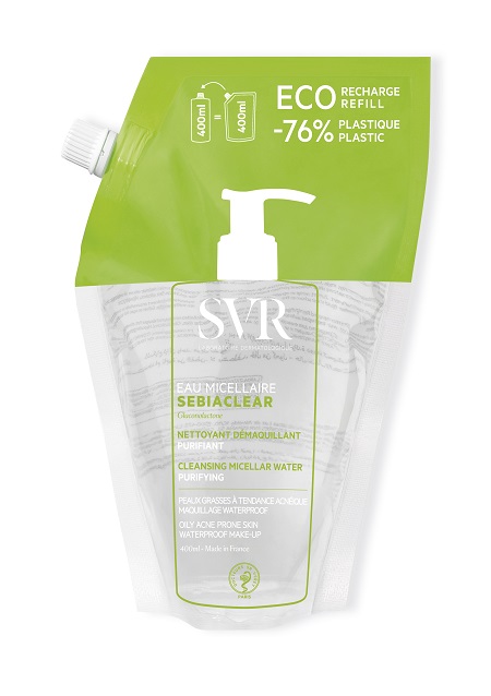 SVR Sebiaclear Acqua Micellare Struccante 400 ml REFILL Purificante Pelle Grassa — confronto prezzi
