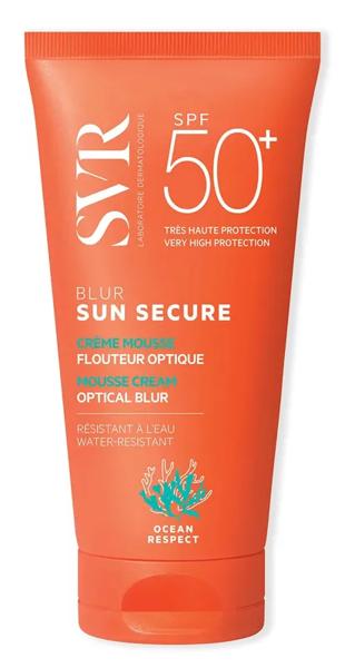 SVR Sun Secure Blur SPF50+ Crema Solare Viso Senza Profumo 50 ml