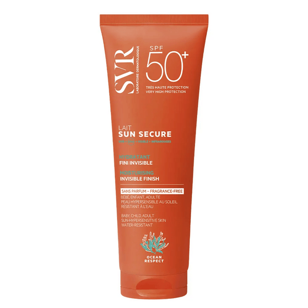 Svr Sun Secure Latte Idratante Solare SPF50+ Senza profumo Protezione Solare Viso e Corpo 250 ml