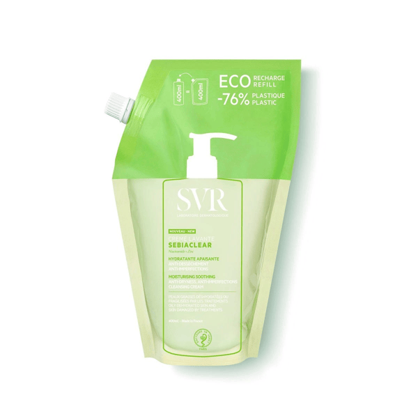 SVR Sebiaclear Creme Lavante Detergente Purificante 400 ml REFILL