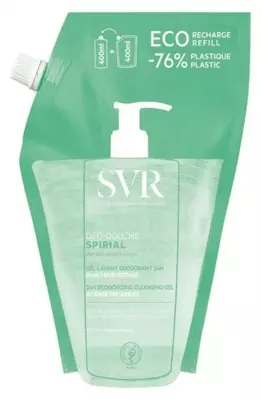 SVR Spirial Gel Doccia Detergente e Deodorante 400 ml REFILL