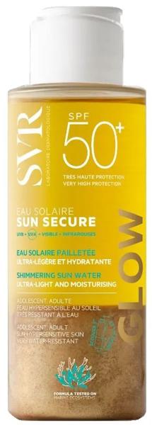 SVR Sun Secure Eau Solaire Glow Acqua Solare Illuminante SPF50+ Viso e Corpo 100 ml