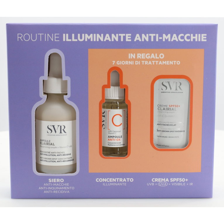 SVR CLAIRIAL SET ROUTINE ILLUMINANTE ANTI-MACCHIE — confronto prezzi