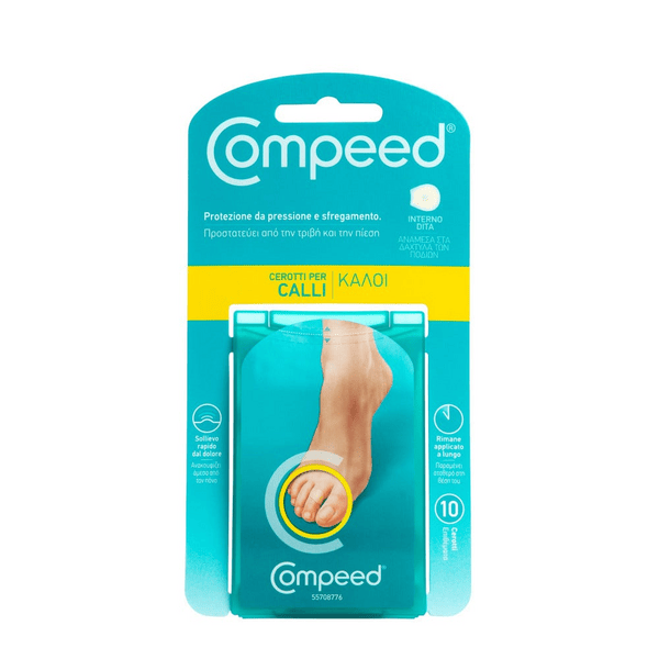 Compeed Cerotti per Calli Interno Dita 10 Pezzi