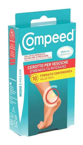 Compeed Cerotti per Vesciche Formato Convenienza da 10 Cerotti
