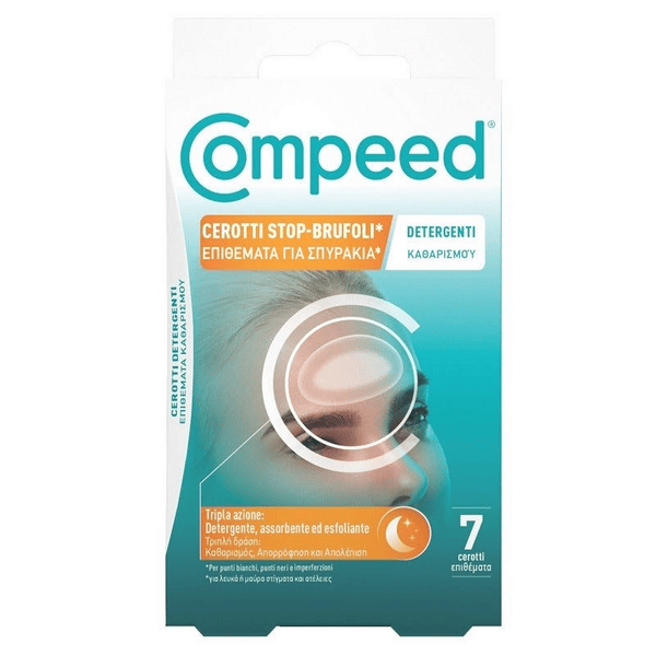Compeed Cerotti Stop-Brufoli Detergente Notte 7 Cerotti