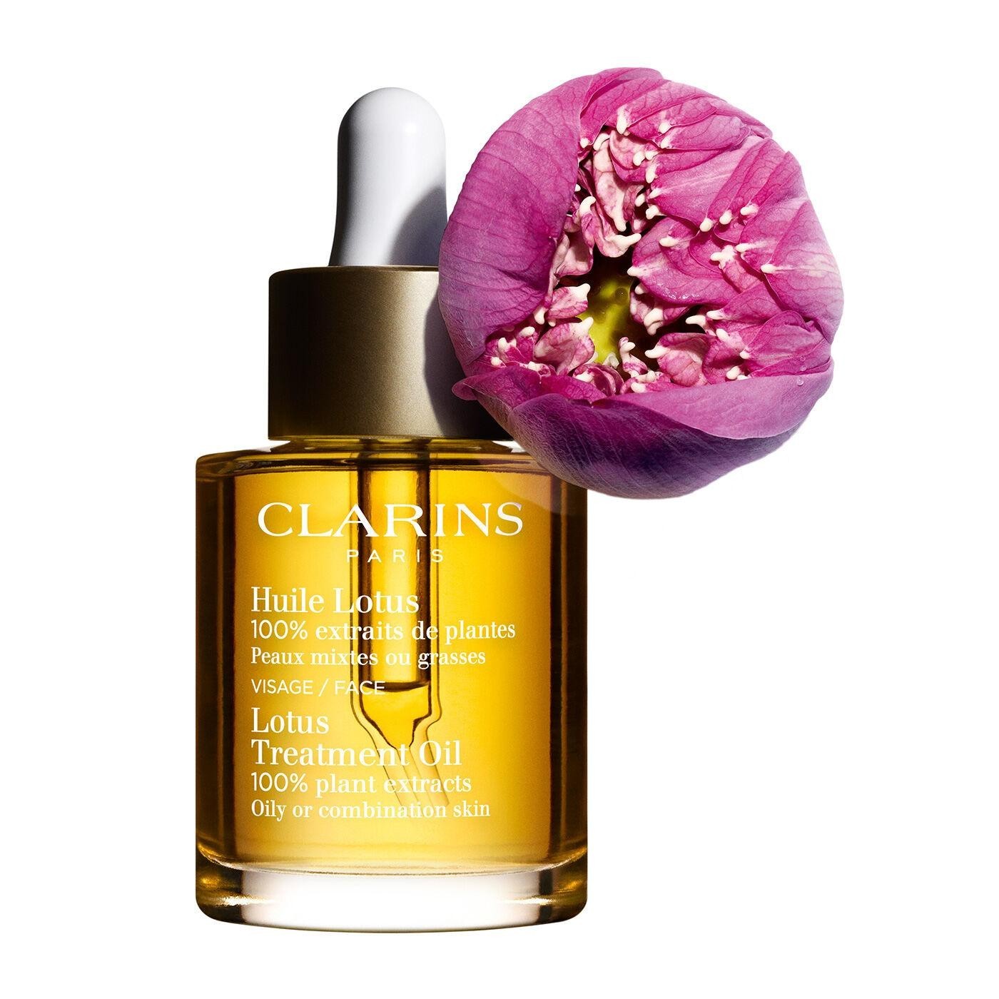 Clarins Huile Lotus Pelle Mista o Grassa 30 ml Olio
