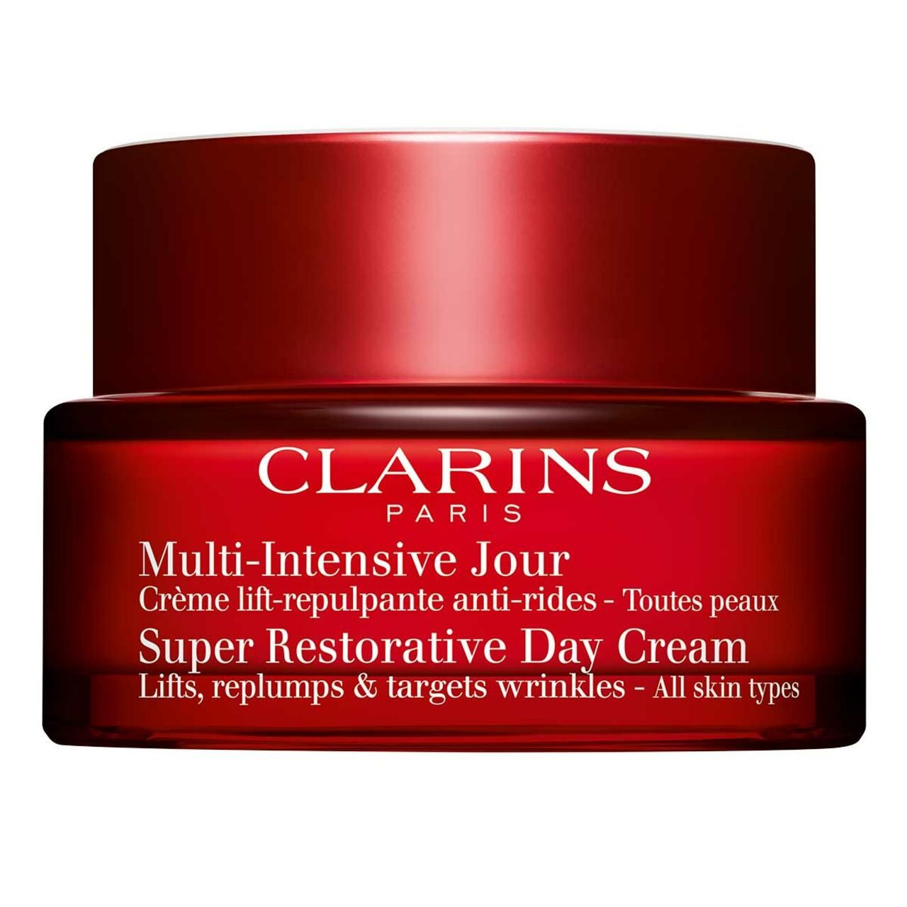 Crema Giorno Super Ristrutturante Clarins per Tutti i Tipi di Pelle 50ml 50 ml giorno — confronto prezzi