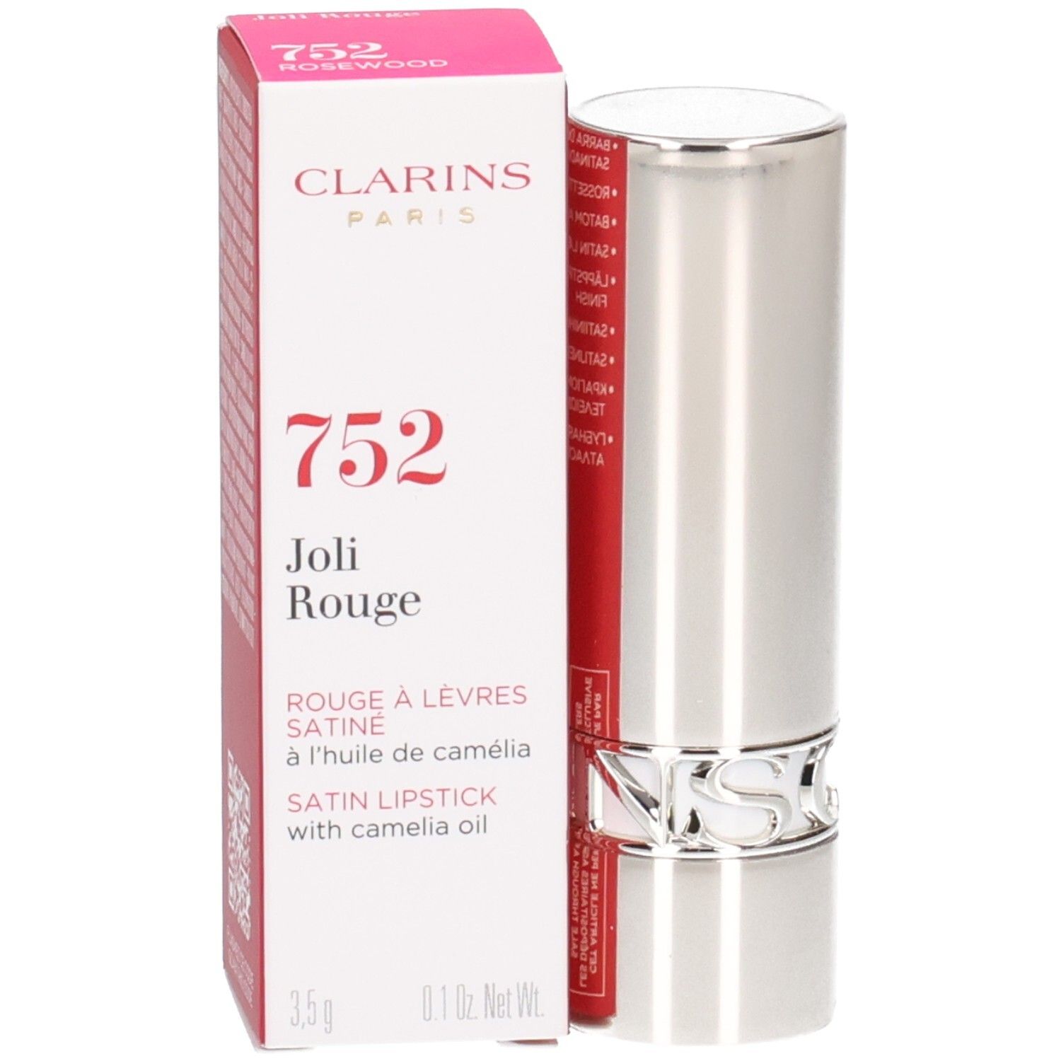 Clarins Joli Rouge Rossetto 752 Palissandro, 3.5 g 3,5 Make up