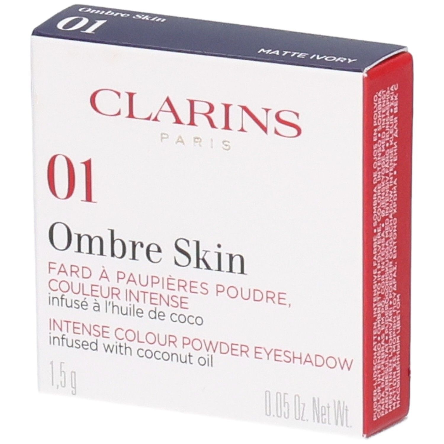 Clarins Ombre Skin 01 Matte Ivory - Correttore Make-up di Alta Qualità 1,5 g Make up