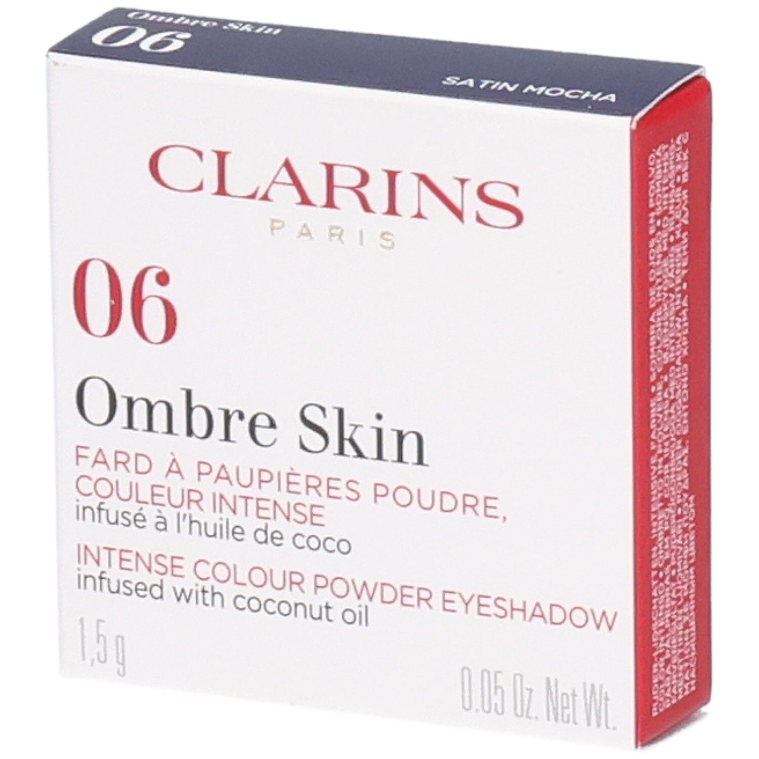 Clarins Ombre Skin 06 Satin Mocha - Ombretto per un Finish Setoso 1,5 g Make up