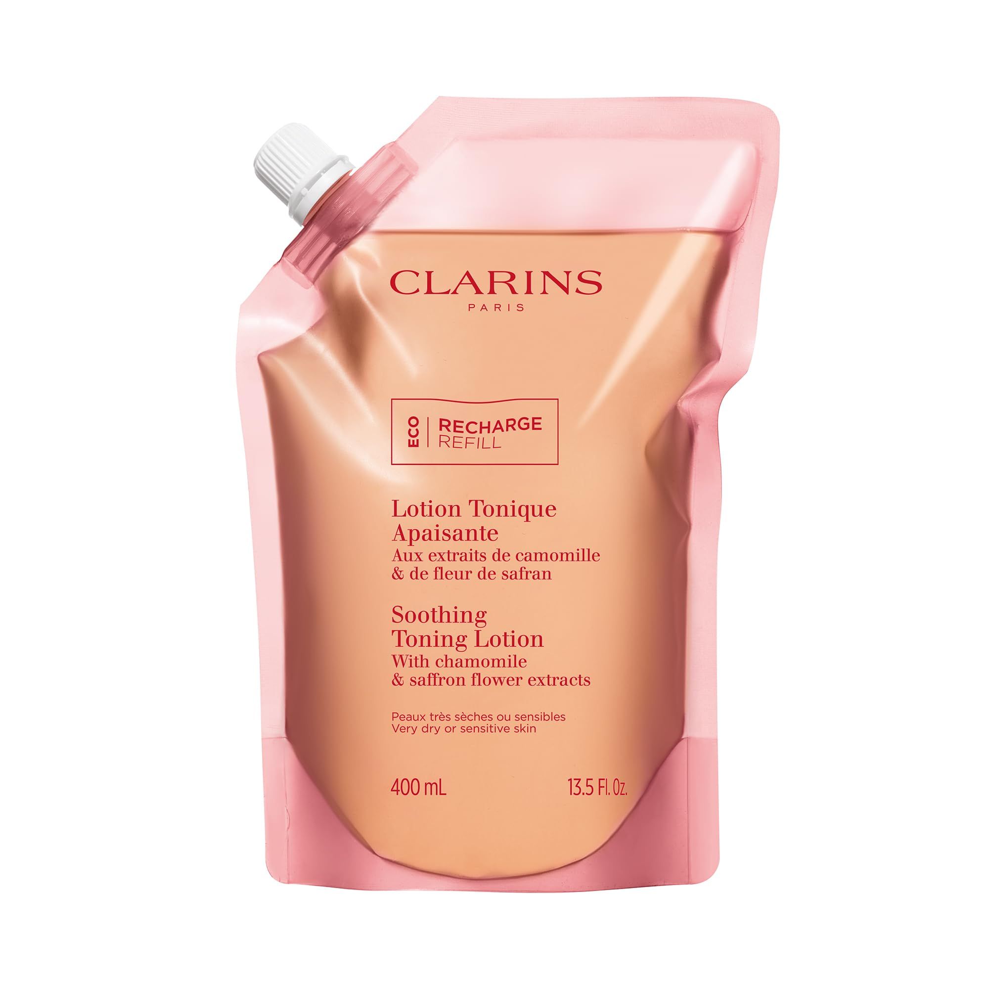 Ricarica Clarins Lozione Tonificante Lenitiva 400ml 400 ml Make up