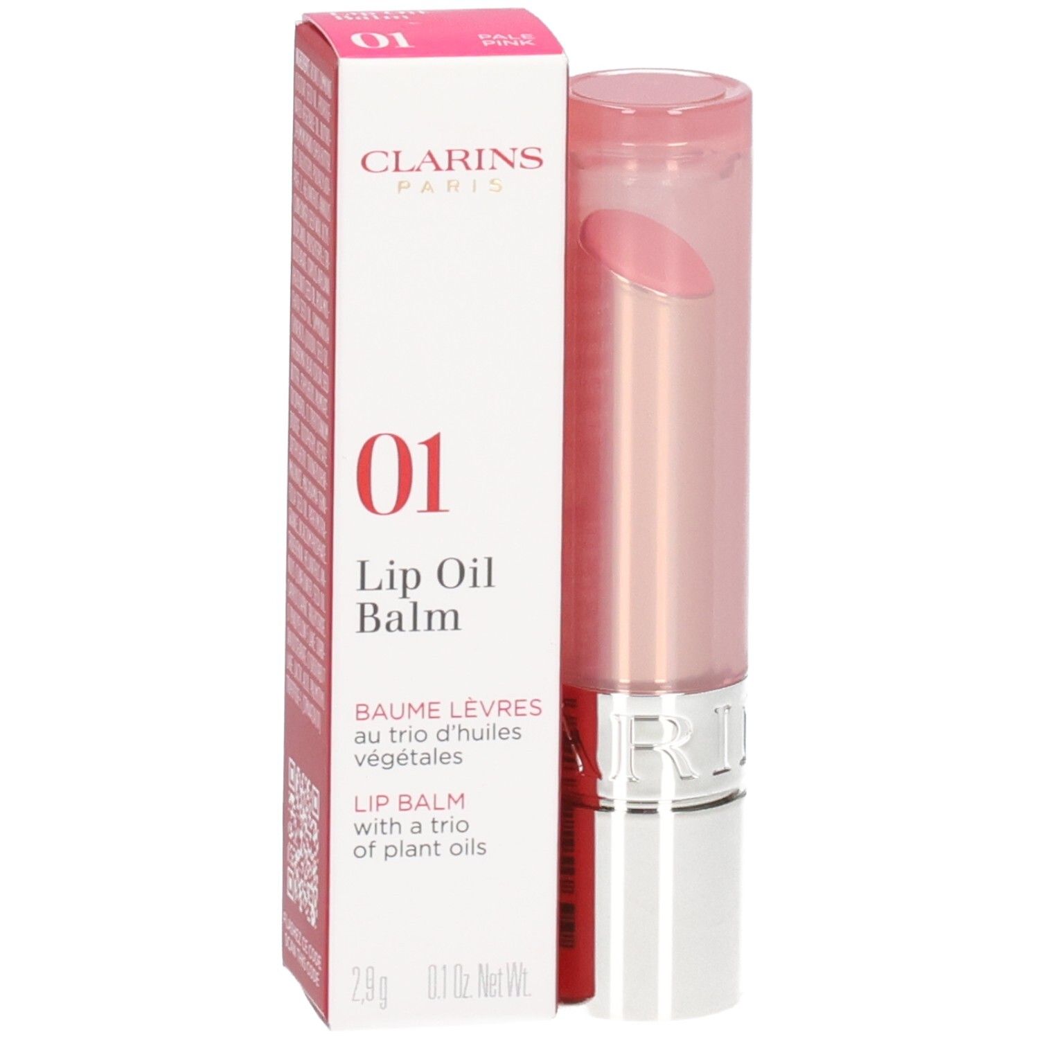 Balsamo Labbra Olio Clarins 01 Rosa Chiaro 2,9g 3 ml Make up