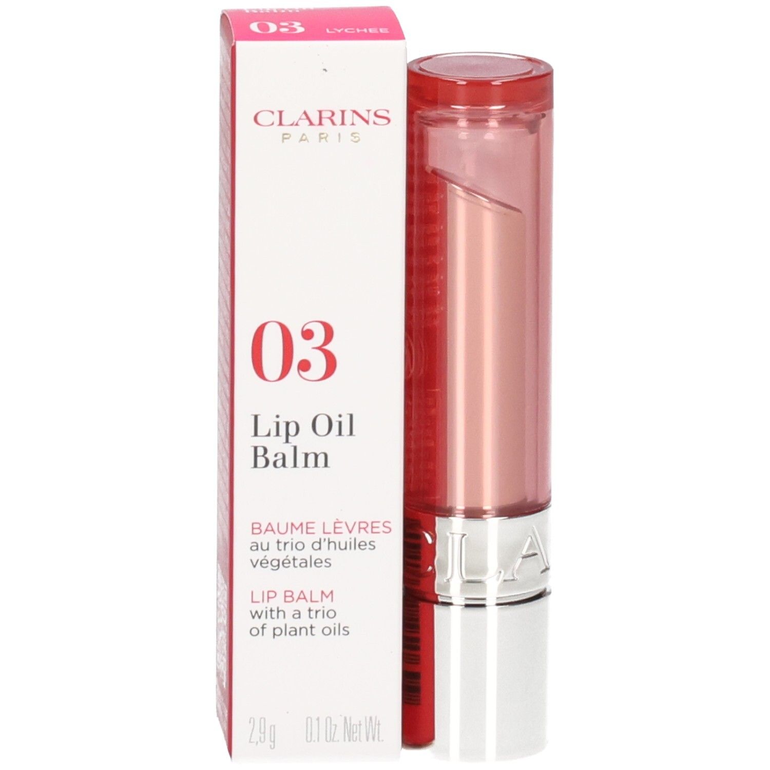 Clarins Lip Oil Balm N.03 Lychee Balsamo Labbra Nutriente 2,9 Grammi