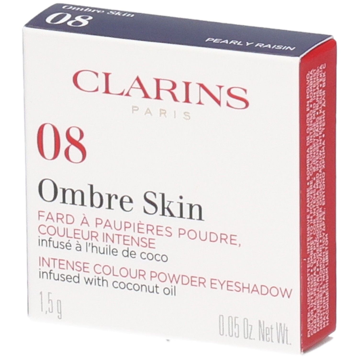Clarins Ombre Skin 08 Uva Perlacea - Ombretto luminoso per occhi splendenti 1,5 g Make up