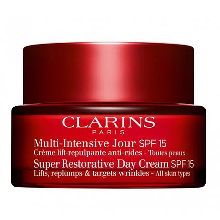 Clarins Multi-intensive Jour Spf 15 Crema Giorno Effetto Lifting Per Tutti I Tipi Di Pelle 50ml