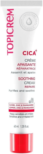 Topicrem Crema Lenitiva 40 ml per Irritazioni Superficiali ed Arrossamenti Cutanei Viso e Corpo — confronto prezzi