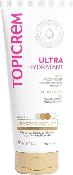 Topicrem Abbronzatura Progess 200 ml per Abbronzatura Progressiva e Idratazione per 24 ore