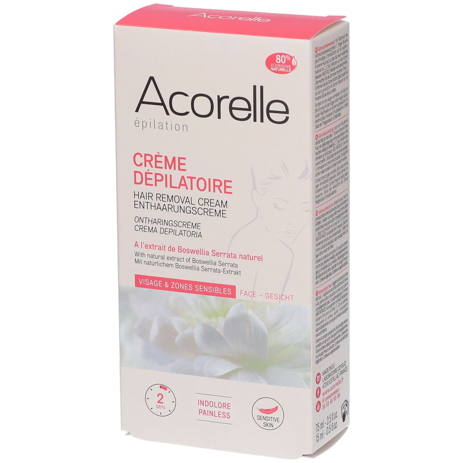 ACORELLE CREMA DEPIL VISO/ZONE