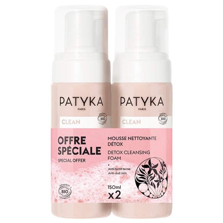 Patyka - Clean Duo Mousse Detergente Detox Confezione 2 Pezzi