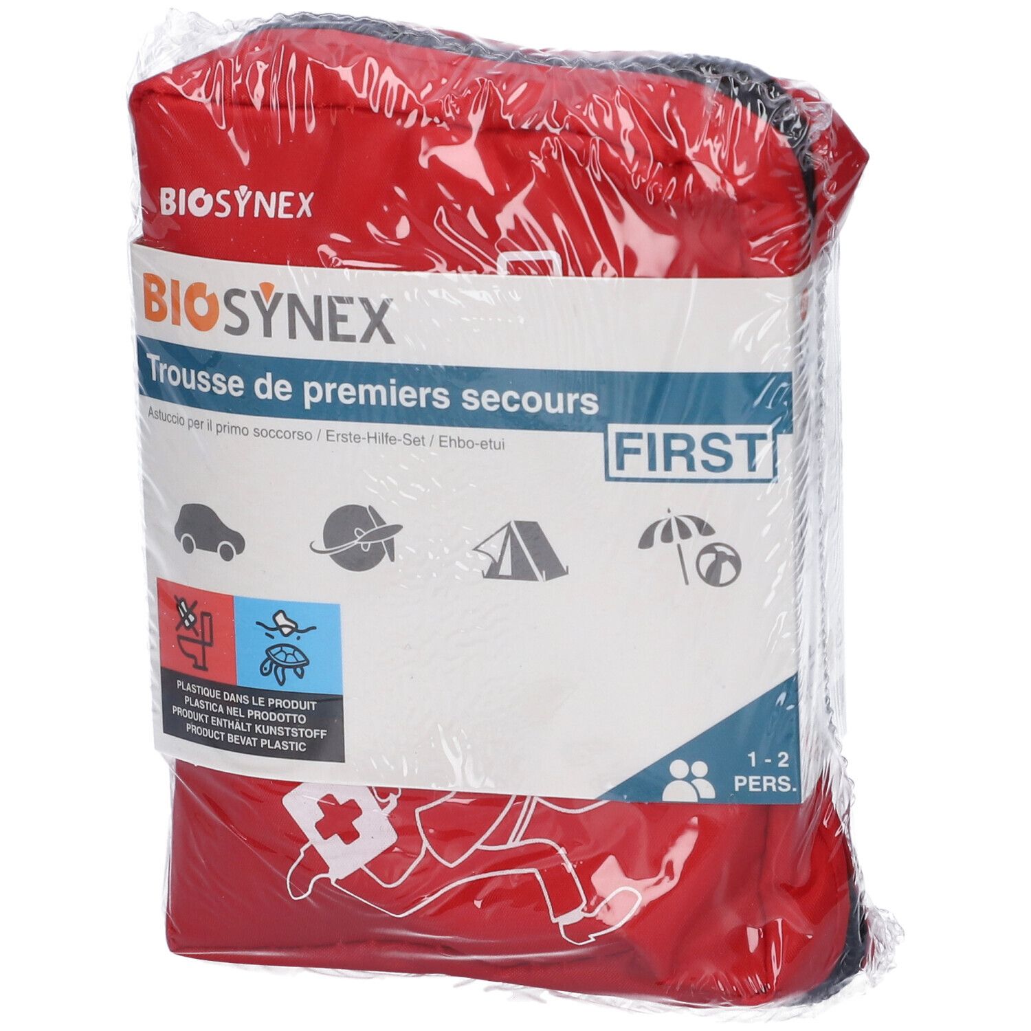 Trousse di Primo Soccorso Kit 22 Pezzi per 1-2 Persone Dispositivo Medico - BIOSYNEX