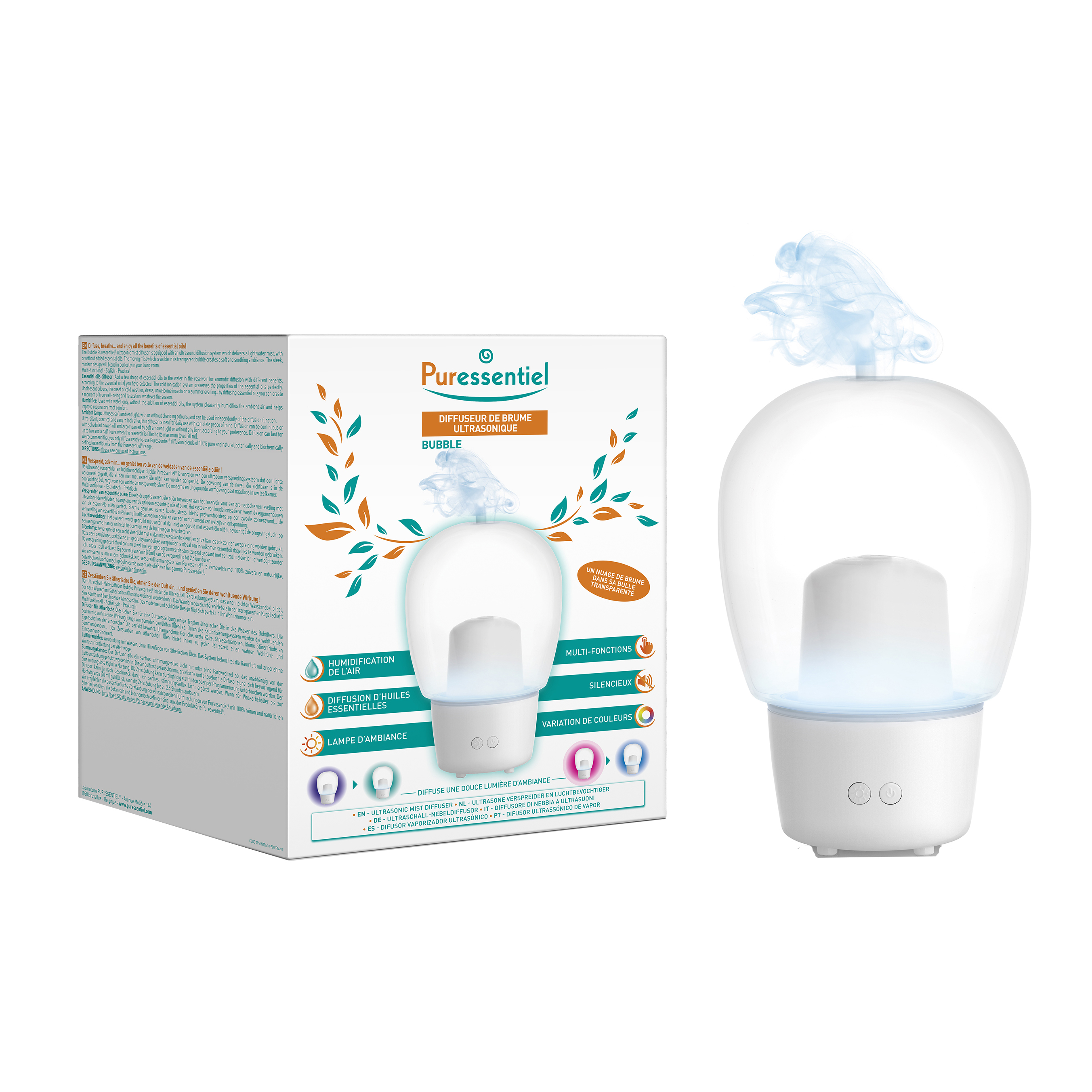 Puressentiel diffusore bubble ultrasuoni plastica — confronto prezzi