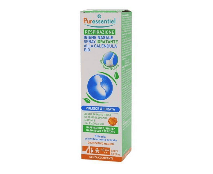 Puressentiel Respirazione Igiene Nasale Idratante alla Calendula Bio Spray 100 ml